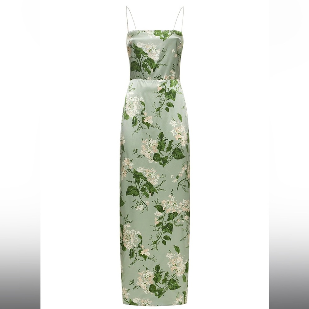 Reformation Frankie Silk Dress